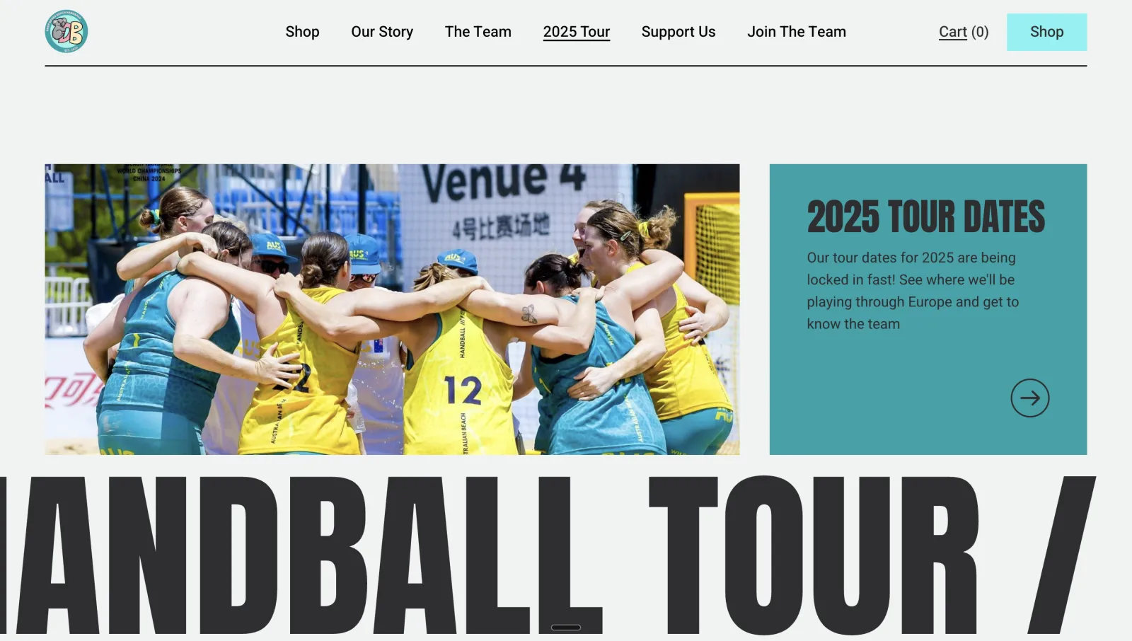 The Drop Bears 2025 European tour page