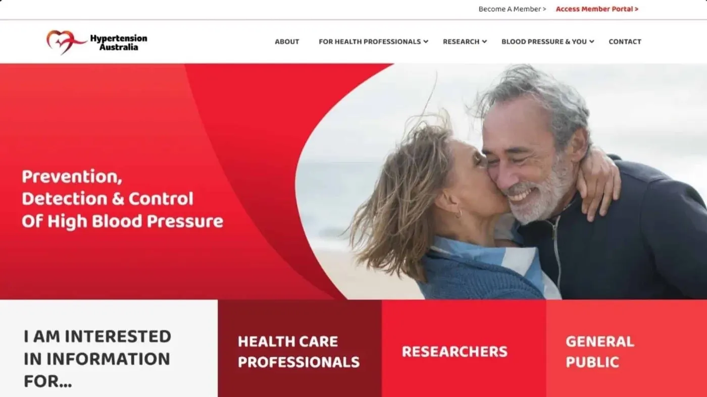 Hypertension Australia website