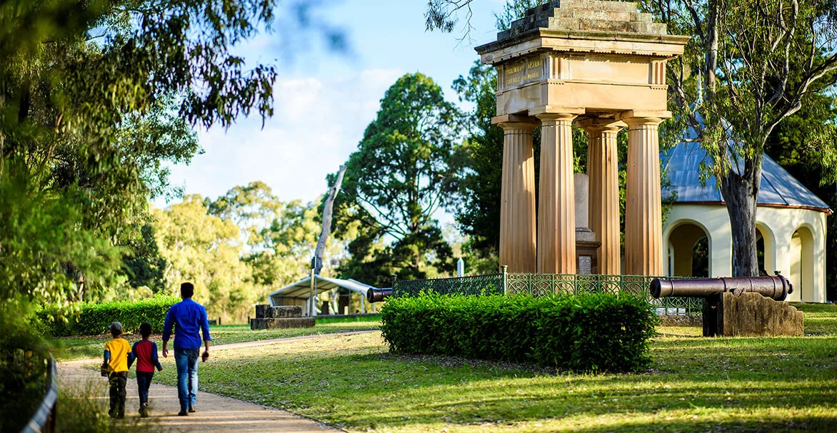 Parramatta Park, near the Governor's memorial