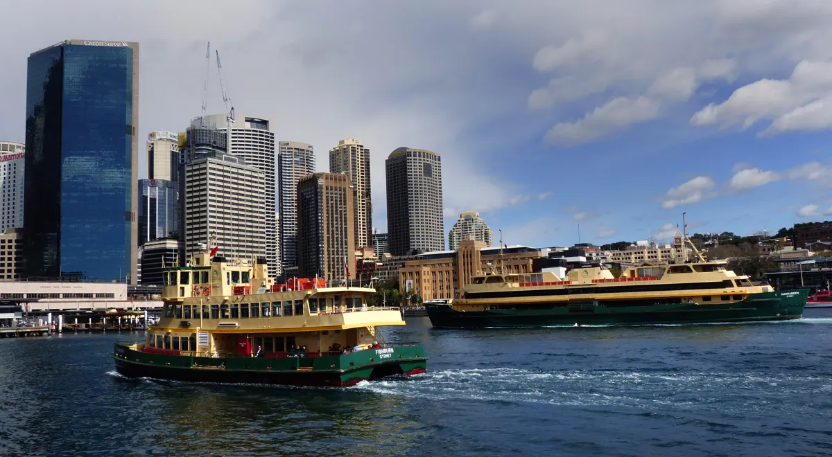 Sydney Harbour ferries at Circular Quay