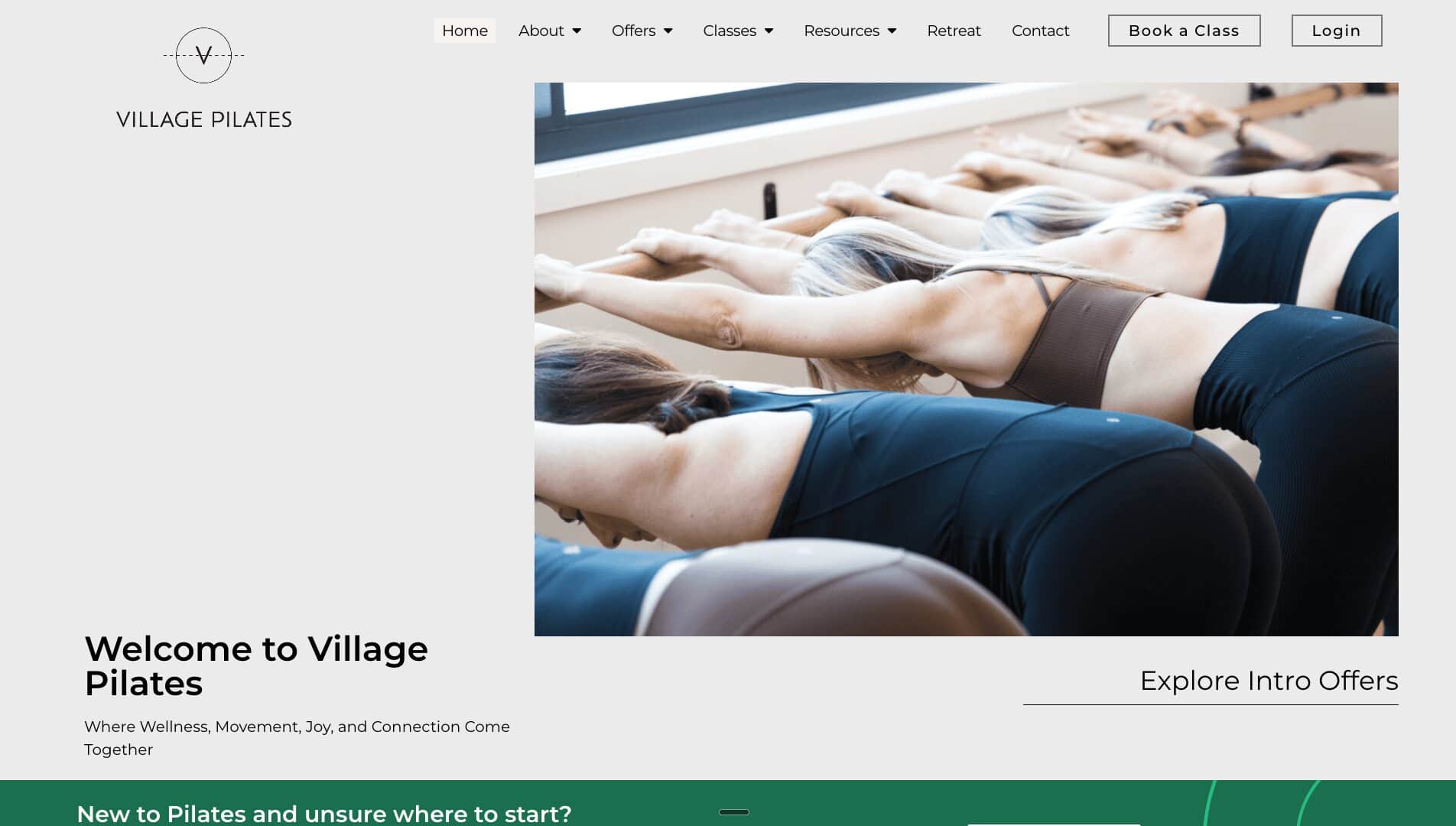 Village Pilates website
